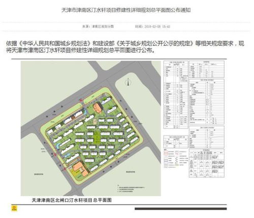 津南區(qū)融信津南府地塊一期建設(shè)工程設(shè)計方案總平面圖公示